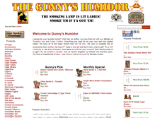 Tablet Screenshot of gunnyshumidor.com